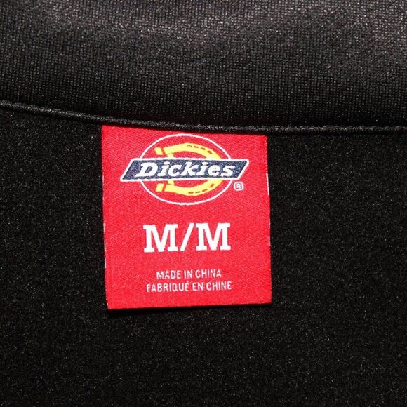 DICKIES Cropped Y2K Black Track Jacket, Logo Sleeves Zip Up, Retro Streetwear - Picture 11 of 15